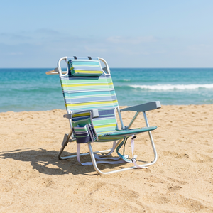 Chaise de plage pliable légère personnalisée OEM |   Cadre en aluminium, tissu Oxford 600D, design moderne, pêche portable - Product Image 4