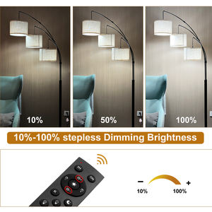 Lampade <span class=keywords><strong>da</strong></span> <span class=keywords><strong>Terra</strong></span> Moderne per Arredamento Soggiorno, <span class=keywords><strong>Lampada</strong></span> <span class=keywords><strong>da</strong></span> <span class=keywords><strong>Terra</strong></span> di Lusso a LED con Tre Luci, Design Minimalista - Product Image 4