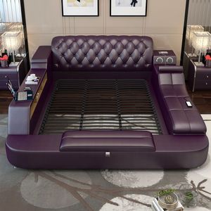 Letto Smart Lussuoso Regolabile con Sistema Audio/TV/Massaggio, Letto Multifunzionale con Contenitore per Camera da Letto Principale - Product Image 6