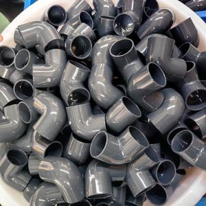 110mm PVC 피팅 엘보우 고무 플라스틱 파이프 공장 배관 용품 - Product Image 3