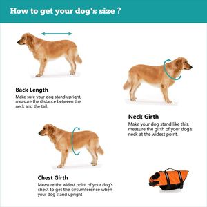 Chaleco salvavidas clásico personalizado para perros, conservador de poliéster ajustable, rayas reflectantes, estampado de hueso rosa, traje de baño de seguridad, flotación para mascotas - Product Image 5