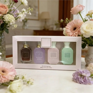 Set de 4 Perfumes Líquidos Eau de Parfum Árabes de Dubái, 30ml Cada Uno, Larga Duración, Colección de Fragancias Florales de Lujo, Mini Perfumes Portátiles para Mujer, Venta al Por Mayor - Product Image 2