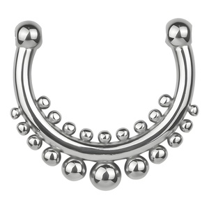 QKKQ BDSM Bondage des seins, pinces à tétons en chaîne d'acier, pinces à tétons en métal lourd respectueuses de la peau, lingerie sexy, jouets sexuels pour couples - Product Image 2