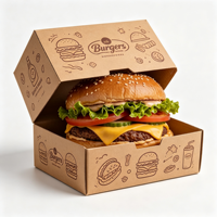Emballage alimentaire jetable personnalisé pour la restauration rapide à emporter, mini quesadilla mexicaine croustillante, boîte à burrito en papier, boîte à tacos