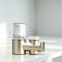 Filtre purificateur d'eau du robinet à prix abordable, filtration visible à 7 couches, MOQ 1 pièce, expédition rapide pour distributeurs et grossistes