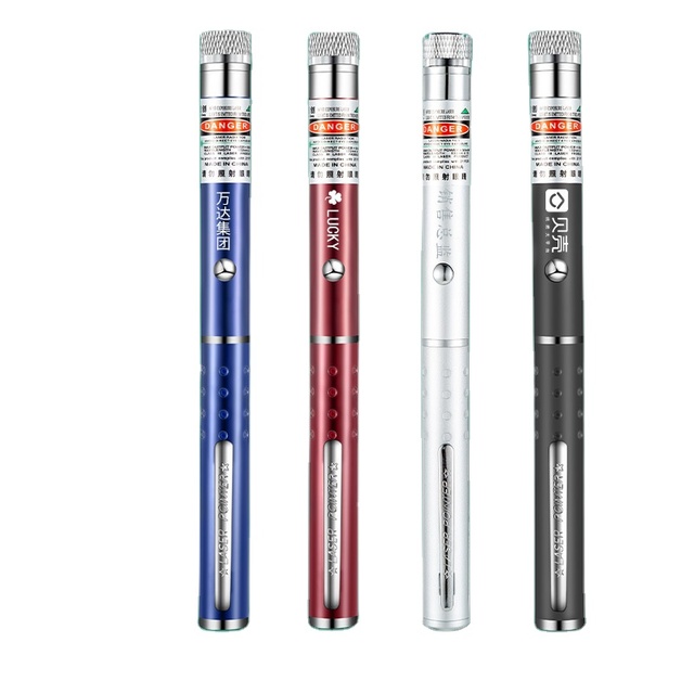 New Laser Pointer Pen 2 In1 Puntero Laser Powerful Caneta Laser Green/Red/Blue Violet Lazer Verde With Star Heads for Office