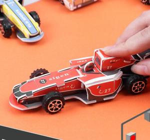 <span class=keywords><strong>Camion</strong></span> de magasin personnalisé puzzle en papier 3d puzzle en carton pour enfants jouets éducatifs - Product Image 5