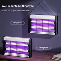 Tueur d'insectes électrique d'intérieur, tue-mouches 60W, 3 tubes, tue-moustiques électrique, contrôle des nuisibles à semi-conducteurs, lampes pour la maison, le restaurant