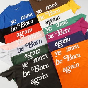 Nueva Camiseta Casual para Hombre, Moderna, de Manga Corta, Corte Regular, 100% Algodón, Transpirable, con Estampado de Letras Único y Cuello Redondo - Product Image 3
