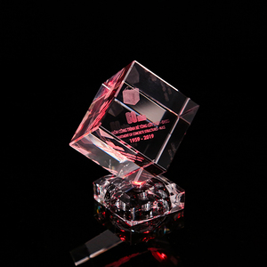Custom Wholesale Souvenir Gifts Laser 3d Crystal Cube <strong>Paperweight</strong> square Shaped Crystal <strong>Paperweight</strong> - Product Image 5