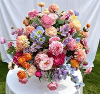 Centro de Mesa de Bolas de Flores Rojas Artificiales Realistas Hechas a Mano de 80/70/60/50/40/30 cm para Bodas, Año Nuevo, Día de la Madre y Eventos