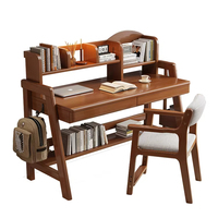 Table de bureau scandinave en bois massif blanc table tout-en-un simple étudiant table d'étude à domicile chambre bureau d'ordinateur enfants