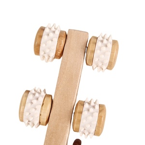 Nuevo Rodillo de Masaje Corporal de 6 Ruedas 2025, Rodillo de Madera con Forma de Auto para Uso Doméstico, Estilo Divertido para Niños, Masajeador con Diseño de Auto - Product Image 3