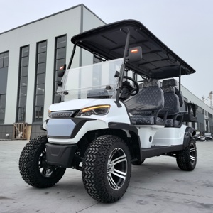 Voiture de golf électrique tout-terrain 6 places 7,<span class=keywords><strong>5</strong></span> kW avec panneaux solaires et batterie au lithium 48/60/72V, génération d'énergie par panneaux solaires - Product Image 2