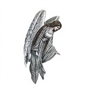 Traditional Marble Tombstones for Cemeteries-Natural <b>Stone</b> Memorial Gravestones - Product Image 6