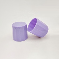 Capuchon en plastique PP à visser double couche de 28 mm avec diamant pour bouteille de bain de bouche