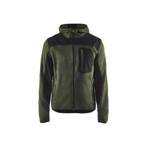BLAKLADER - 493021174699XXL Chaqueta de punto Verde militar/Negro-EAN 7330509411421 CHAQUETAS DE TRABAJO INVIERNO SOFTSHELL Y CHAQUETAS ACOLCHADAS - Product Image 1