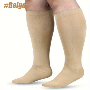 Médical Gradué <span class=keywords><strong>Classe</strong></span> <span class=keywords><strong>2</strong></span> Bout Fermé 23-32 mmHg Mollet Large Plus La Taille Genou Haut Nylon Varices Chaussettes <span class=keywords><strong>De</strong></span> Compression <span class=keywords><strong>Bas</strong></span> - Product Image 5