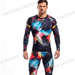 Couches de base pour hommes Vêtements de snowboard Ensemble de sous-vêtements thermiques Sport Long Johns Winter Gear Compression Suits for Skiing Running - Product Image 6