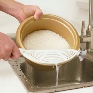Colador de plástico práctico para cocina, ideal para lavar arroz, pasta y espaguetis. Venta al por mayor. - Product Image 3