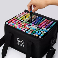 Ensemble de marqueurs à alcool à double pointe à séchage rapide avec base, pour adultes et enfants, pour le dessin et la coloration