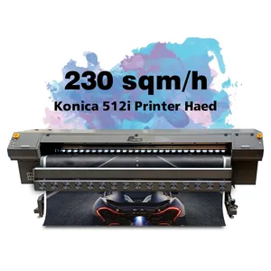 High speed 3.2m solvent printer,digital flex banner printing machine price