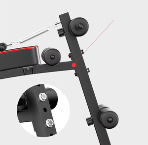 Đa chức năng có thể gập lại đa trọng lượng băng ghế dự bị có thể điều chỉnh trọng lượng nâng bụng Bảng tập thể dục Viện trợ Sit-up thiết bị tập thể dục - Product Image 6