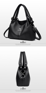 กระเป๋าสะพายข้างดีไซน์ใหม่ทันสมัย คุณภาพสูง หนัง PU กระเป๋าสะพายไหล่ กระเป๋าถือลำลองสุดหรูสำหรับผู้หญิง - Product Image 4