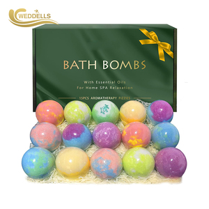 Coffret Cadeau de Bombes de Bain Naturelles et Biologiques, Artisanales, aux Huiles Essentielles, Effervescentes, pour <span class=keywords><strong>Spa</strong></span>, Vente en Gros, Marque Privée - Product Image 1