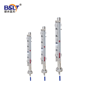 निर्माता धातु निर्माण तरल/गैस मध्यम सटीकता फ्लैंज कनेक्टिविटी के साथ चुंबकीय स्तर का गेज - Product Image 1