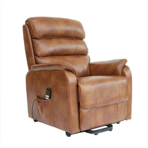 Sillón Reclinable Eléctrico de Cuero Moderno, Muebles para el Hogar, Sillón de Cuero para Sala de Estar, Silla de Oficina Elegante - Product Image 2