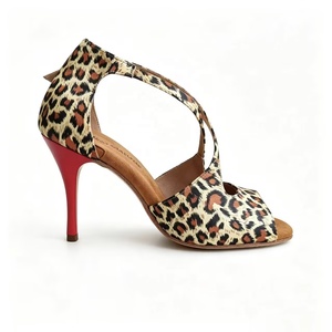 Evkoodance - <span class=keywords><strong>Zapatos</strong></span> <span class=keywords><strong>de</strong></span> <span class=keywords><strong>Baile</strong></span> <span class=keywords><strong>de</strong></span> Salón, Tango y Salsa para Mujer, Diseño <span class=keywords><strong>de</strong></span> Leopardo, Tacón Alto <span class=keywords><strong>de</strong></span> 9.0 cm, Cómodos y Personalizados, Novedad - Product Image 2