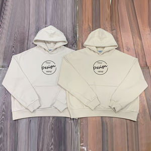 Sweat-shirts à capuche pour hommes bleus, logo personnalisé, coton de haute qualité, molleton français, automne, décontracté, uni, vente en gros - Product Image 6