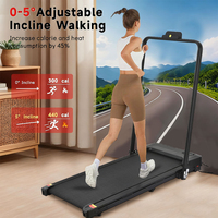 Tapis de marche pliable léger et portable pour la maison, le bureau, la remise en forme, les appartements et les petits espaces
