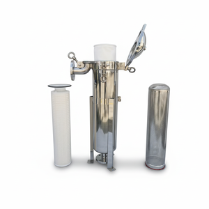 New High Flow 40m3/h High-precision Stainless Steel Multi Bag Filter for Corn Syrup Filtration <b>Beer</b> Brewing Purification Small S - Product Image 4