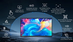 55-110 Inch Indoor Interactive Digital Whiteboard Smart <b>Board</b> 4K/1080p Resolution 16:9 Aspect Ratio Pen/Finger Touch for - Product Image 6