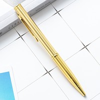 Nouveau style de stylo à bille en métal, vente en gros, tactique d'extérieur, autodéfense, multifonctionnel ; Modèle HH-419, idéal pour la promotion