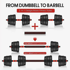 <span class=keywords><strong>Set</strong></span> Combinato di Attrezzature Fitness per <span class=keywords><strong>Palestra</strong></span> Domestica: Bilanciere, Kettlebell, <span class=keywords><strong>Set</strong></span> di Manubri Regolabili da 10kg, 15kg, 20kg per Flessioni e Pesi Liberi - Product Image 6
