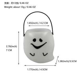 Mini seau à bonbons en PVC pour Halloween - Style dessin animé - Product Image 3