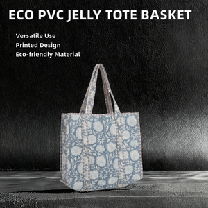 Cesta de lavado de tela rajastaní, suave y ecológica, tipo bolsa tote, bolsa de playa, bolso de mano, con serigrafía - Product Image 2