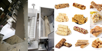 Ligne de production d'extrusion de barres énergétiques protéinées à base de céréales, de granola, de nougat, de bonbons au sésame, de cacahuètes croustillantes