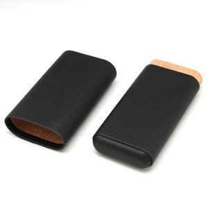 3ct cedro di legno vassoio di simulazione in fibra di carbonio in pelle <span class=keywords><strong>Cigar</strong></span> custodia con <span class=keywords><strong>Humidors</strong></span> - Product Image 6