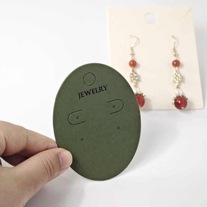 Eco-Friendly Paper Cardboard Paper Earring Display and Packaging Custom ...