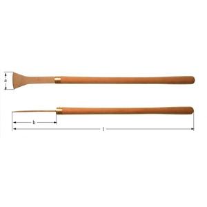 AMPCO - JP1000B Rust <b>scraper</b>, with handle, Beryllium Copper - EAN 7630027457339 NON-SPARKING <b>KNIVES</b>, <b>SCRAPERS</b> AND SPATULAS - Product Image 1
