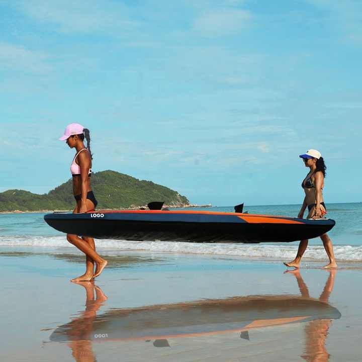 Kayak de pesca doble inflable de 11,15 pies Kayak inflable Oxford con 3