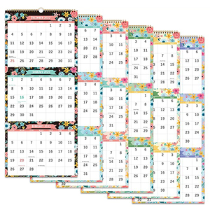 Lịch Treo Tường 3 Tháng In Calendario Thiết Kế Mới 2023 Lịch In Offset <span class=keywords><strong>4c</strong></span> Hàng Tháng 2024 Kích Thước Tùy Chỉnh Có Gáy Dán - Product Image 4