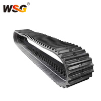 Chenilles en caoutchouc pour mini-excavateur Kubota U30 U32 U35 U40 KX41 KX61 KX91