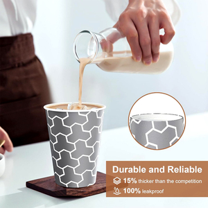 Vasos de Papel Personalizados de 8oz 12oz 16oz 24oz 32oz con Tapa para Llevar, Impresión de Logotipo Personalizado, Vaso de Café de Papel - Product Image 6