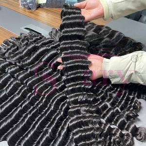 Extensions de Cheveux Humains Bouclés Pixie 100% Cheveux Indiens Bruts avec Closure et Lace Frontal - Product Image 4