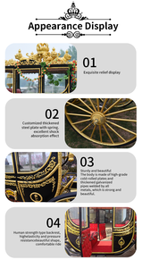 Carruaje turístico popular Fabricante de China Carro DE BODA Carruaje de caballos turístico - Product Image 4